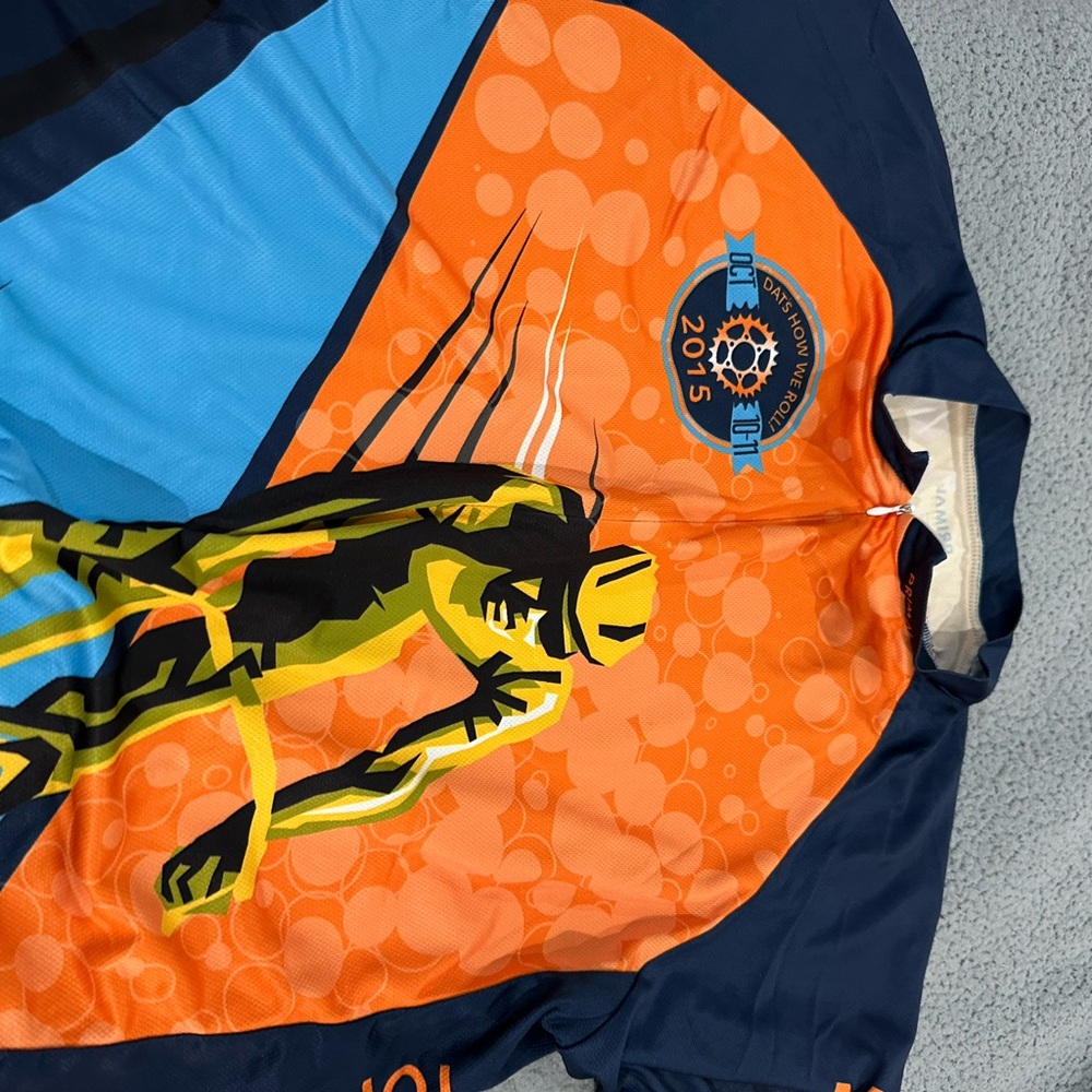Cycling Jersey with Graphic Design